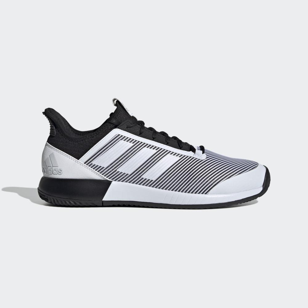 Adidas Men's Defiant Bounce 2.0 Tennis Shoes Black/White Ireland EH0948